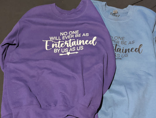 Entertained By Us - Crewneck Sweater Set